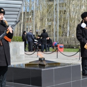 Ачинские школьники вновь заступили на пост №1