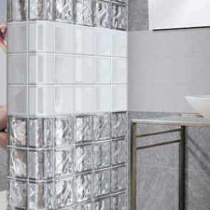 Используем стеклоблоки в интерьере квартиры