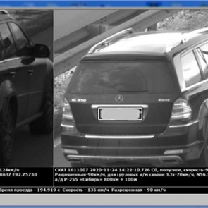 Под Красноярском камеры фиксации нарушений ПДД начали отслеживать превышение средней скорости движения